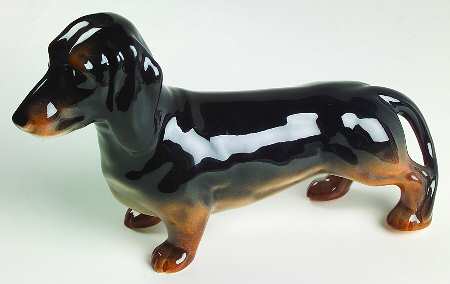Beswick Figurine Dachshund Standing - Boxed