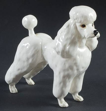 Beswick Figurine Poodle-White - Boxed