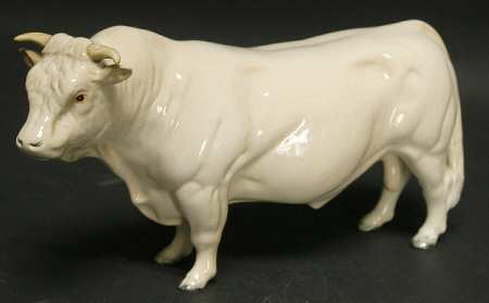 Beswick Figurine Charolais Bull - Boxed