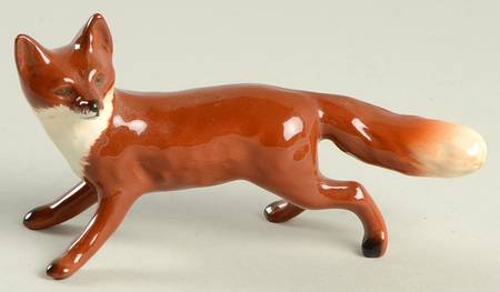 Beswick Figurine Fox Standing White Tail-Small - Boxed