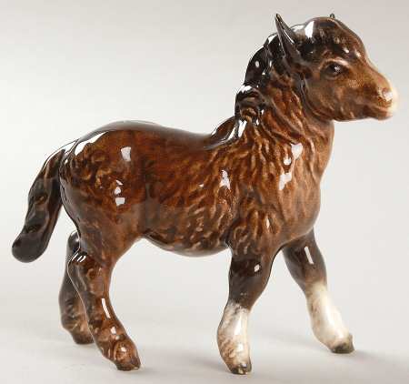 Beswick Figurine Shetland Foal - Boxed