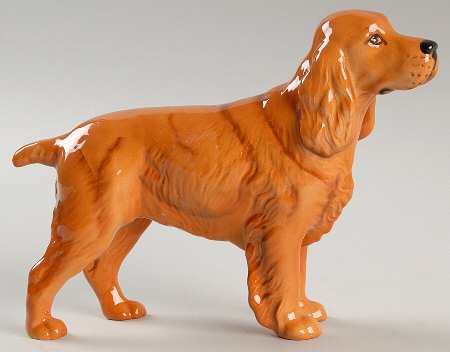 Beswick Figurine Cocker Spaniel-Horseshoe Primula - Boxed