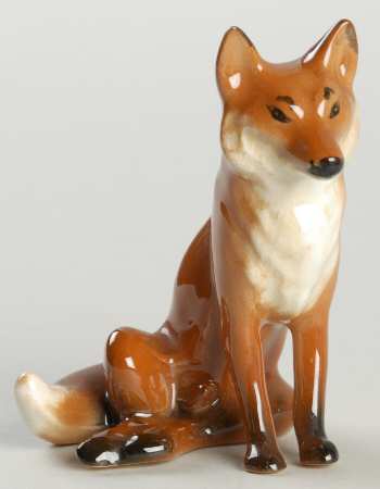 Beswick Figurine Fox-Seated - No Box