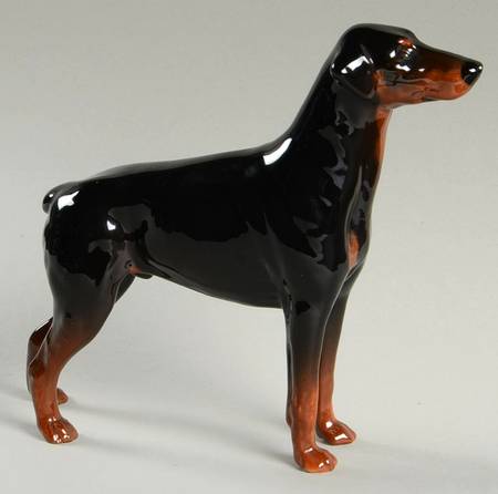 Beswick Figurine Doberman Pinscher-Annastock Lance - Boxed