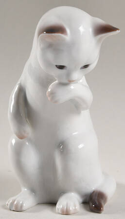 Cats White Kitten Standing - No Box