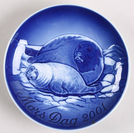 Mother's Day Plate Seal With Pup - Boxed
