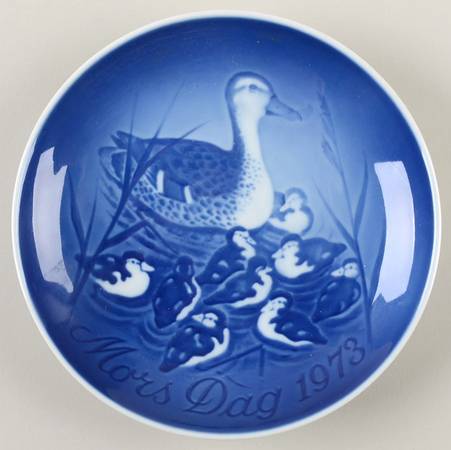Mother's Day Plate Duck And Ducklings - Boxed