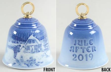 Christmas Bell-Bing & Grondahl Chopping Firewood - Boxed