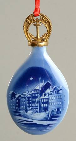 Christmas Drop Ornament Christmas Anchorage - Boxed