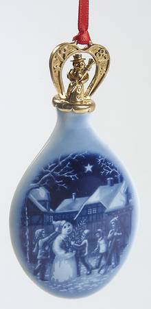 Christmas Drop Ornament The Snowmans Christmas Eve - No Box