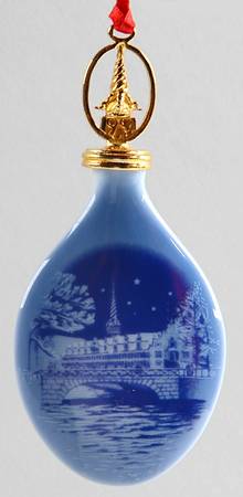 Christmas Drop Ornament Copenhagen Stock Exchange - Boxed
