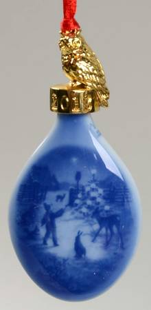 Christmas Drop Ornament Light In The Snow - Boxed