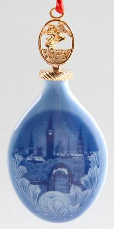 Christmas Drop Ornament Tower Of Copenhagen - Boxed