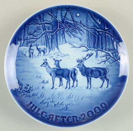 Annual Christmas Plate Christmas In The Woods - Boxed