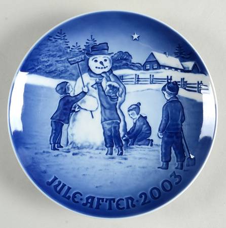 Annual Christmas Plate Frosty The Snowman - No Box