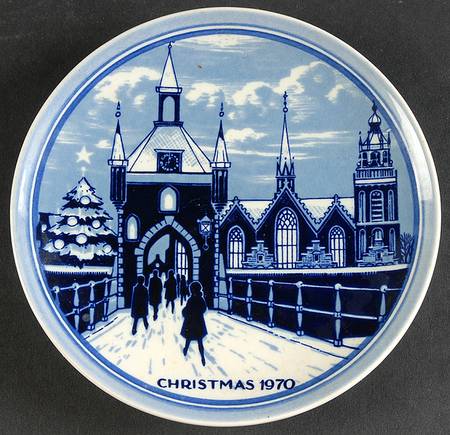 Christmas Plate-Blue Delft by Blue Delft