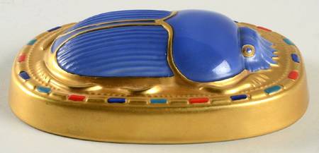 Tutankhamun Scarab Paperweight - No Box