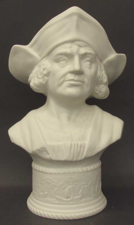 Boehm Figurines Bust-Christopher Columbus - No Box