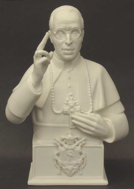 Boehm Figurines Pope Pius Xii-Small White Bisque - No Box