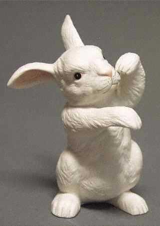 Boehm Animals Rabbit-Standing (White) - No Box