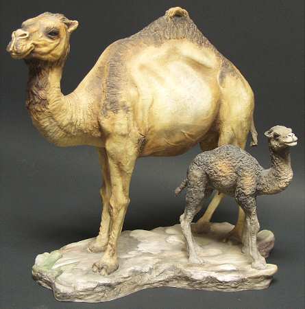 Boehm Animals Arabian Camel And Calf - No Box