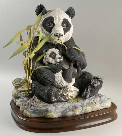 Boehm Animals Panda W/ Young - No Box