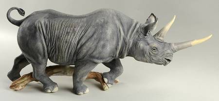 Boehm Animals Black Rhinoceros  W-23" - No Box 108