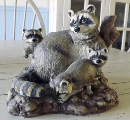 Boehm Animals Raccoons - Boxed
