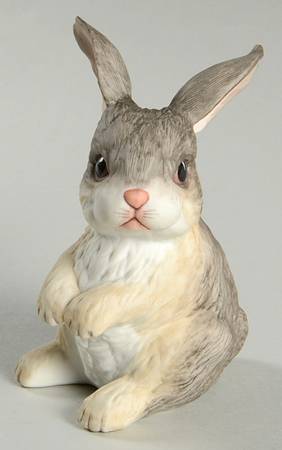 Boehm Animals Rabbit-Sitting-Color - No Box