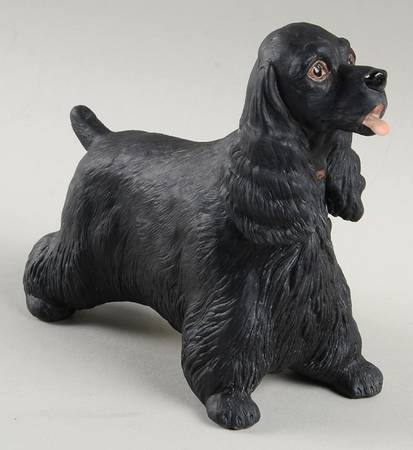 Boehm Animals Cocker Spaniel-Black - No Box