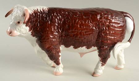 Boehm Animals Hereford Bull - No Box