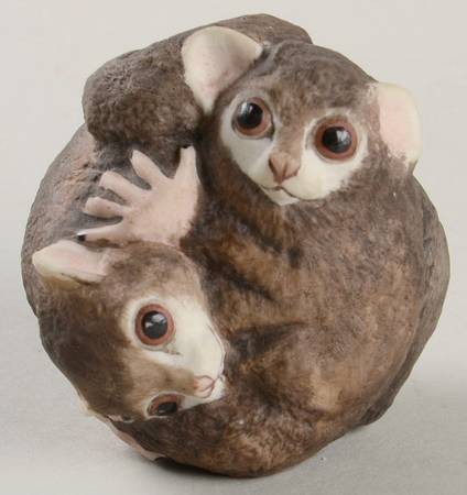Boehm Animals Bush Babies-In The Round - No Box