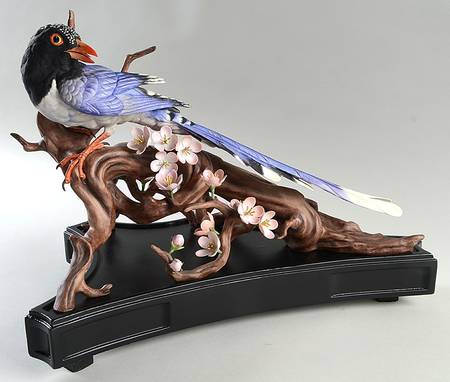 Boehm Birds Black-Billed Blue Magpie - No Box