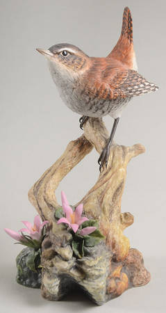 Boehm Birds Wren With Campanula - No Box Nb1151