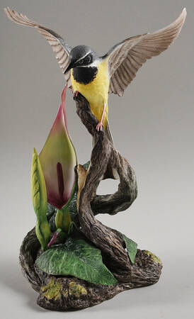 Boehm Birds Grey Wagtail With Wild Arum - No Box Nb1147