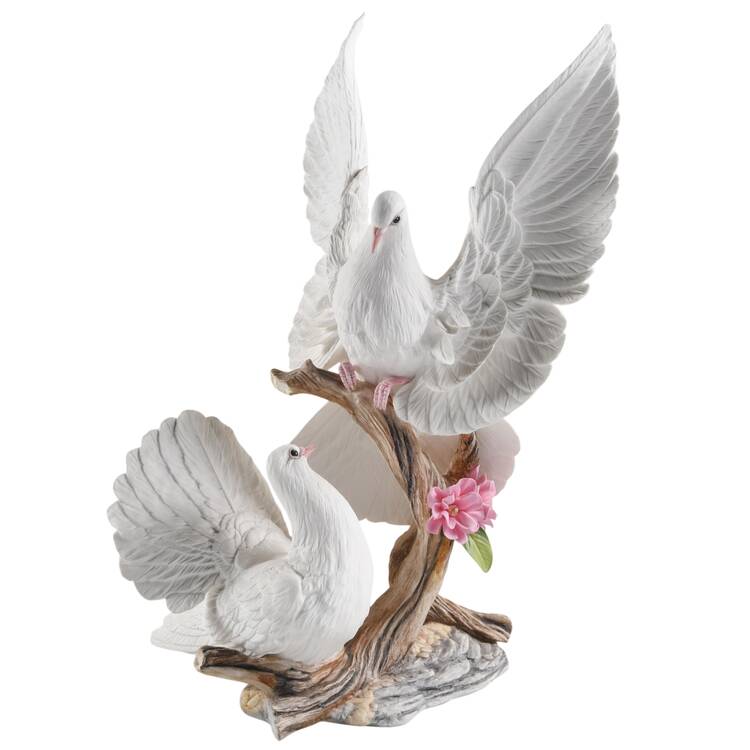 Boehm Birds Dove With Cherry Blossom - No Box