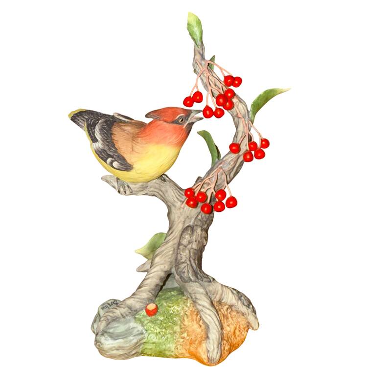 Boehm Birds Waxwing - No Box Nb1174