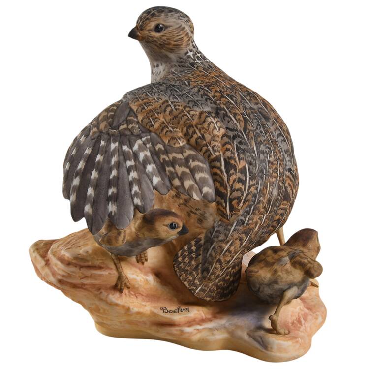 Boehm Birds Mearn Quail-Female - No Box