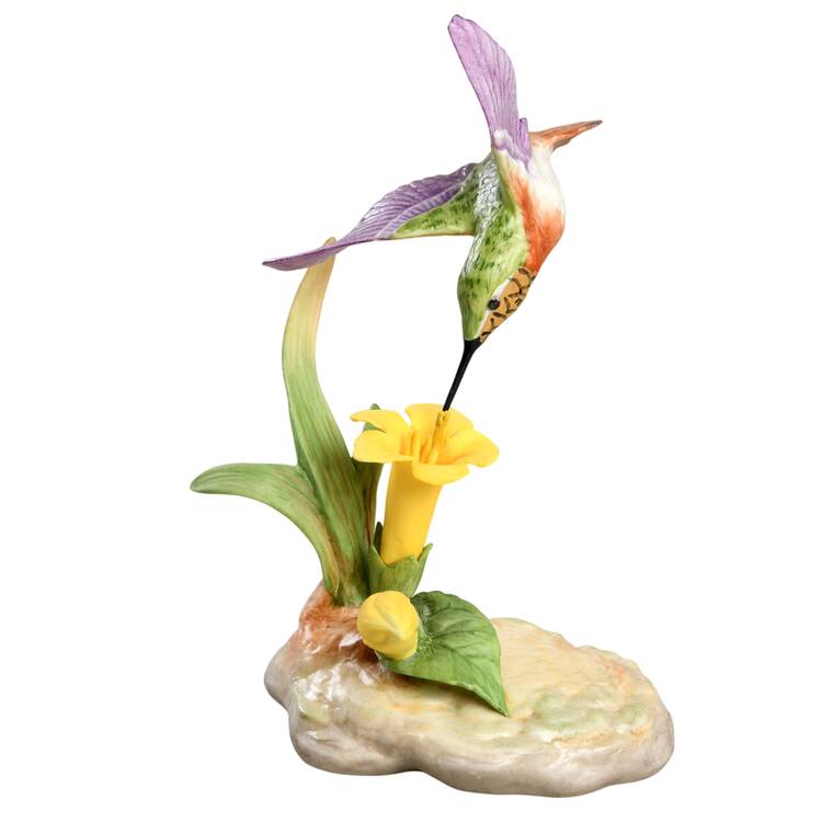 Boehm Birds Allen's Hummingbird W/ Trumpet Vine - No Box