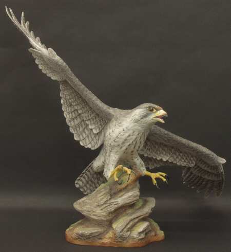 Boehm Birds Peregrin Falcon-Outstretched Wings - No Box