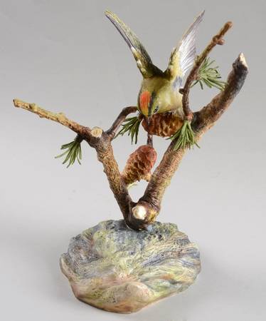 Boehm Birds Goldcrest On Larch - No Box