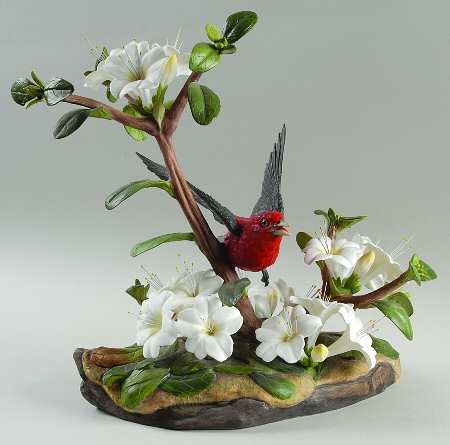 Boehm Birds Scarlet Tanager - No Box