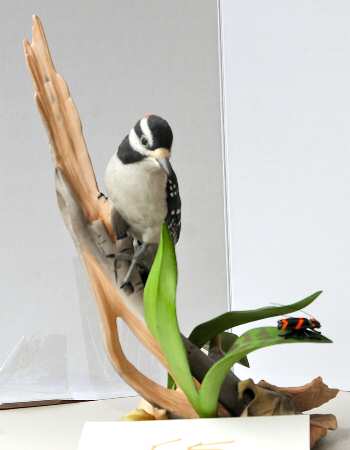 Boehm Birds Downy Woodpecker - No Box