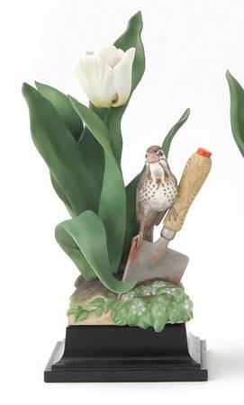 Boehm Birds Song Sparrow With Garden Trowel - Nb1102, No Box