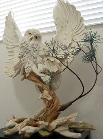 Boehm Birds Snowy Owl - Nb1080, No Box