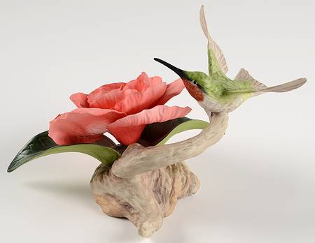 Boehm Birds Rubythroat Hummingbird W/Chry - No Box
