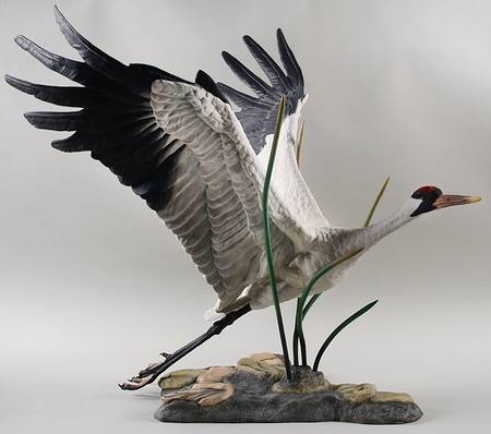 Boehm Birds Whooping Crane-Audubon Society - No Box