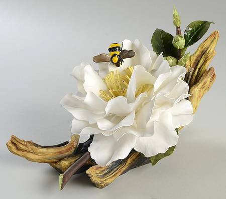 Flower Sculptures Camellia-Swan Lake - No Box