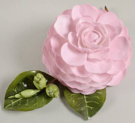 Flower Sculptures Camellia-Pink Frost - No Box