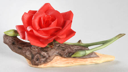 Flower Sculptures Rainbow Rose-Red - No Box